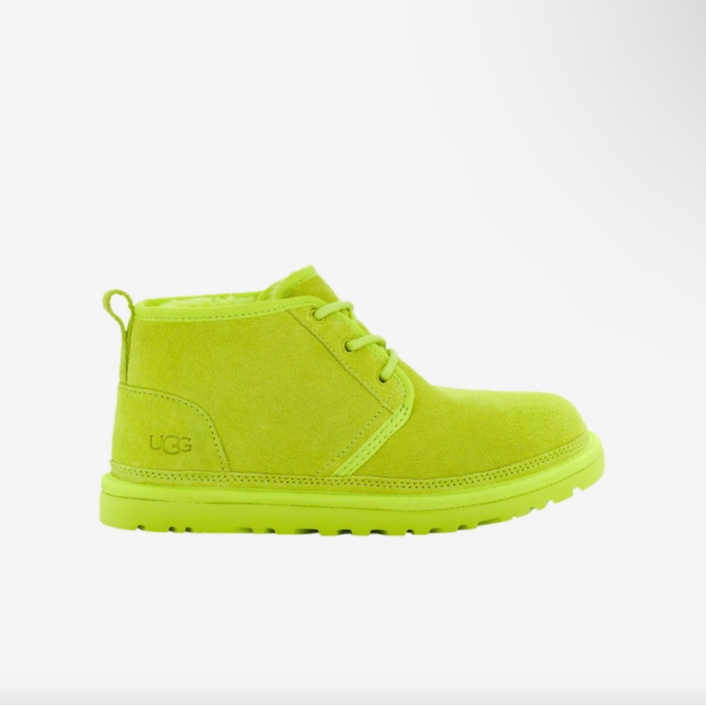 UGG Neumel Women's boots shoes green lime yelloe sz 10 new in box